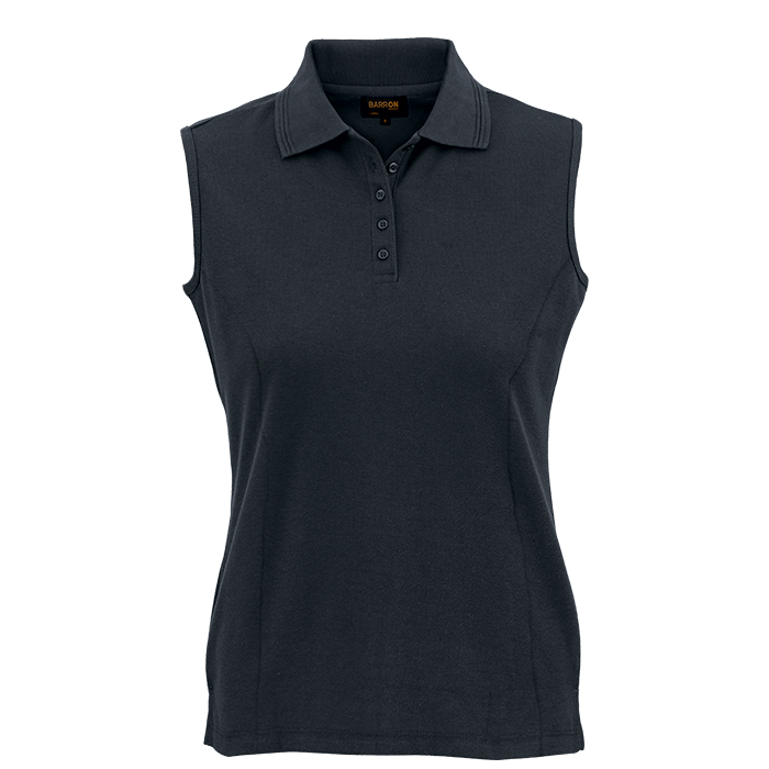 Barron Ladies 175g Pique Knit Sleeveless Golfer L175 Slv Barron