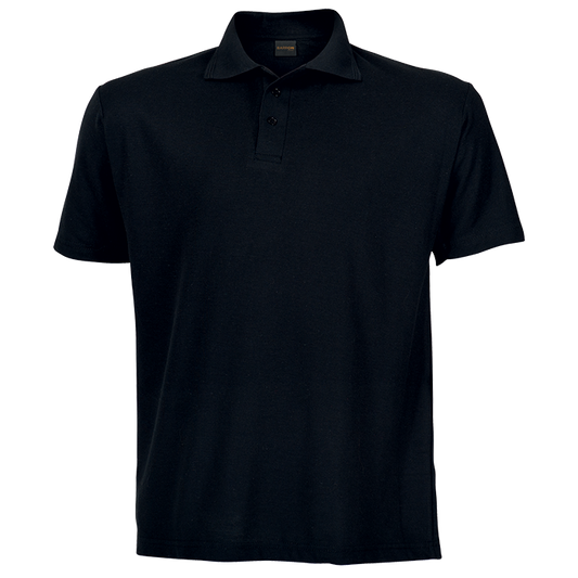 175g Barron Pique Knit Golfer Mens - Black