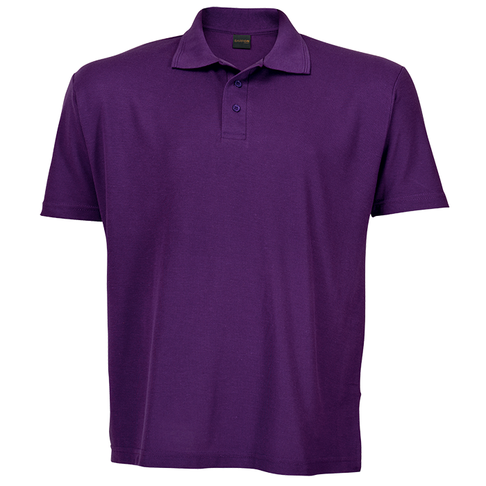 175g Barron Pique Knit Golfer Mens - Purple