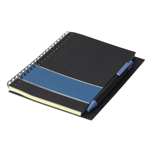 Coloured Stripe Notebook with Pen