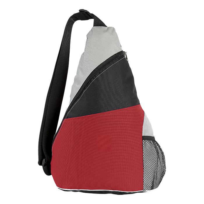 Three Tone Sling Bag - Red