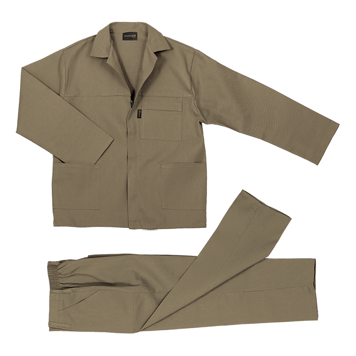 Barron Barron Budget Poly Cotton Conti Suit (CS-BPC) - Khaki