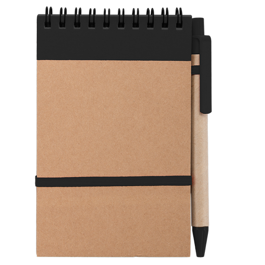 Ecocard A6 Notebook - Black