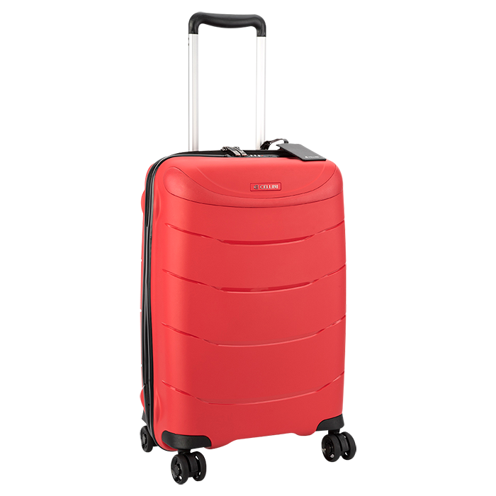 Barron Cellini Nova 4-Wheel Carry On Trolley - Red