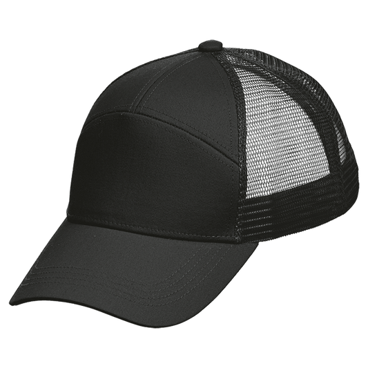 Barron Trucker Cap with Mesh - Black