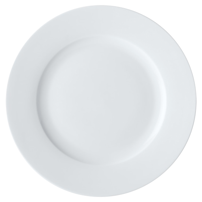 White Basics Rim Plate